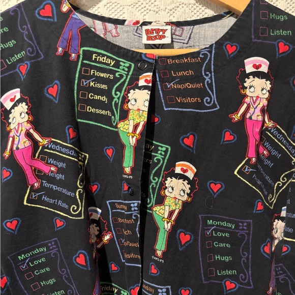 Vintage rare Betty Boop jacket/scrupjacket - Picture 2 of 3